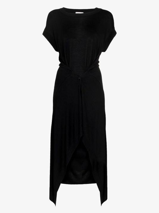 Draped Midi Dress