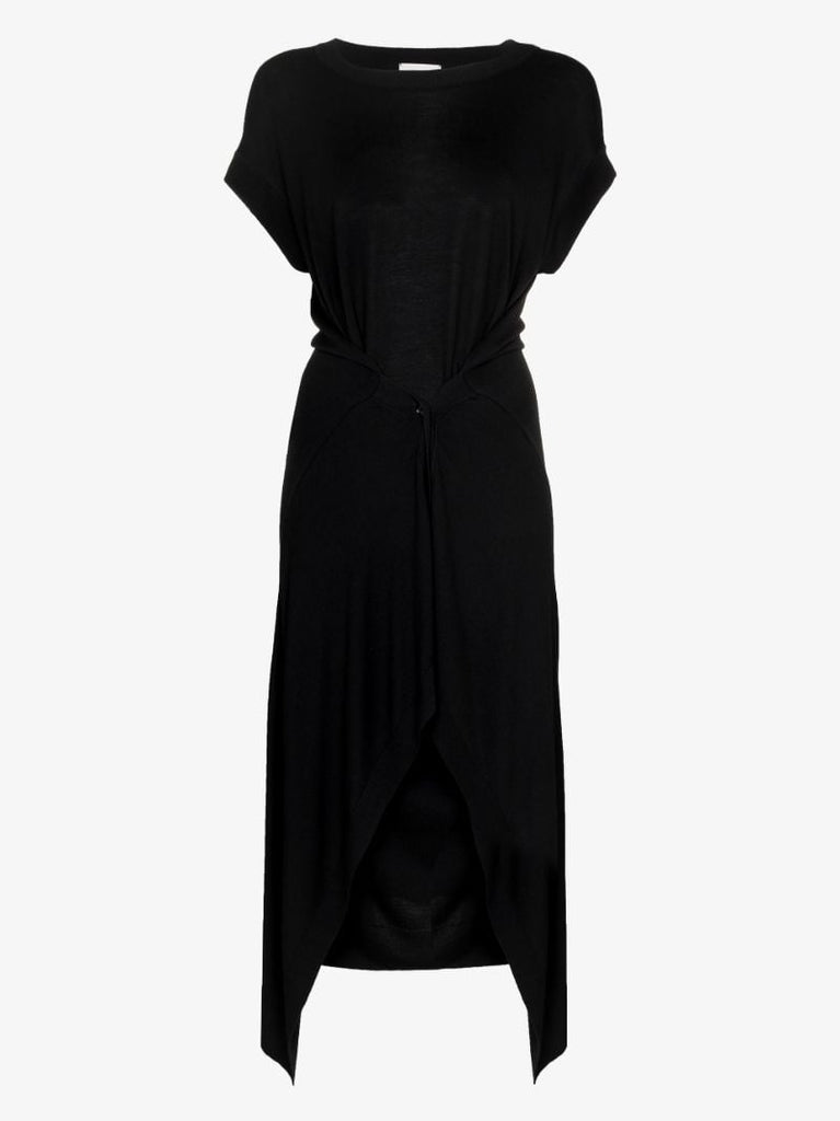 Draped Midi Dress