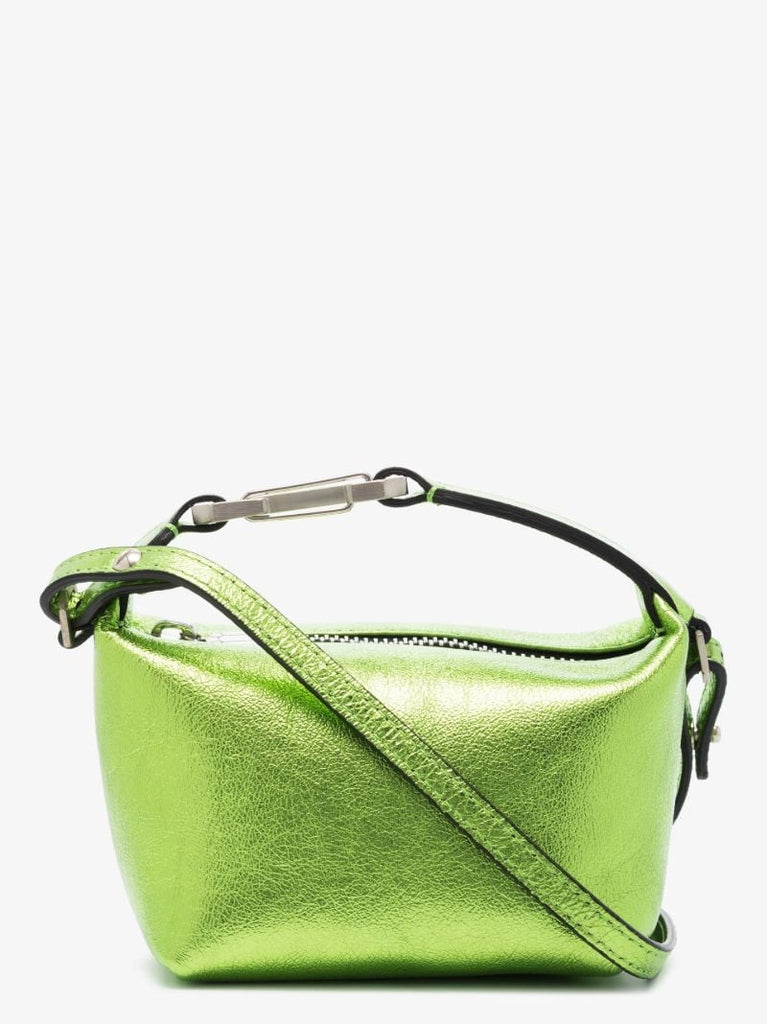 Green Tiny Moon Leather Mini Bag