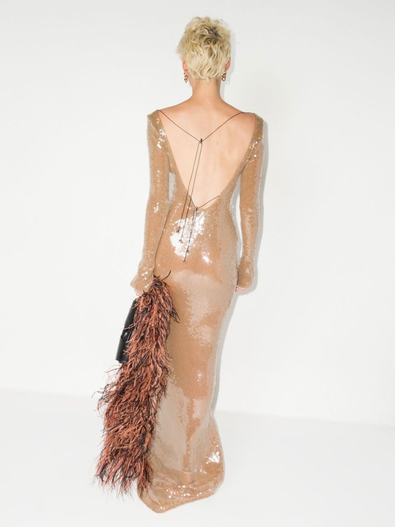 Gold Solaris Sequin Gown