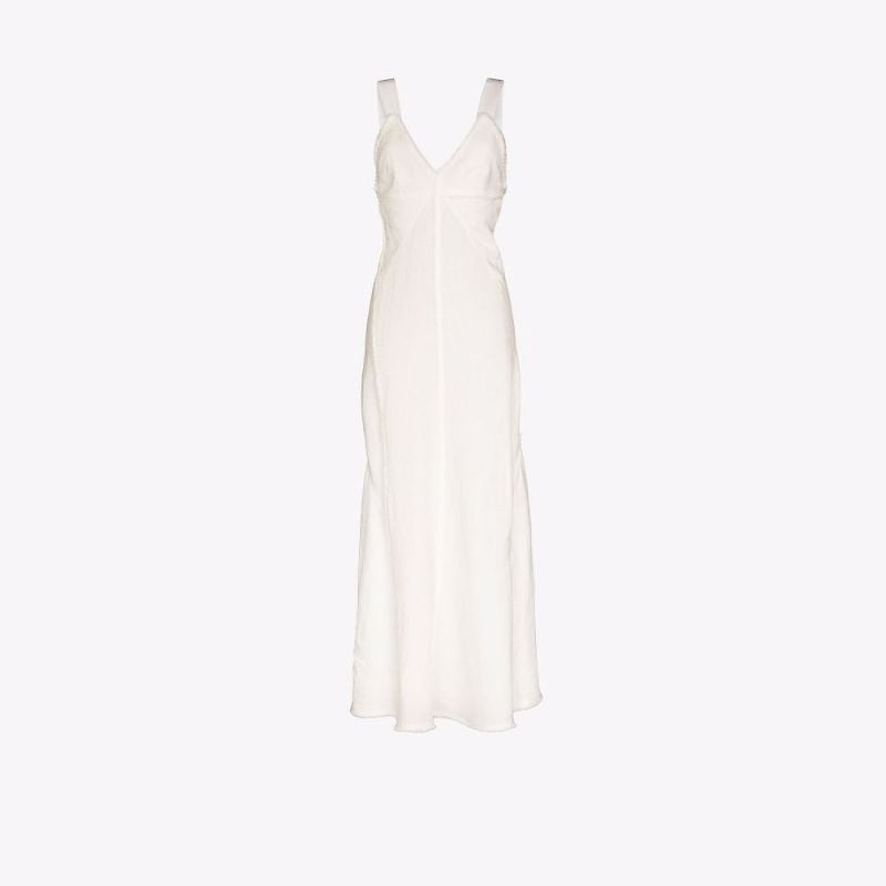 Washed Linen Maxi Dress