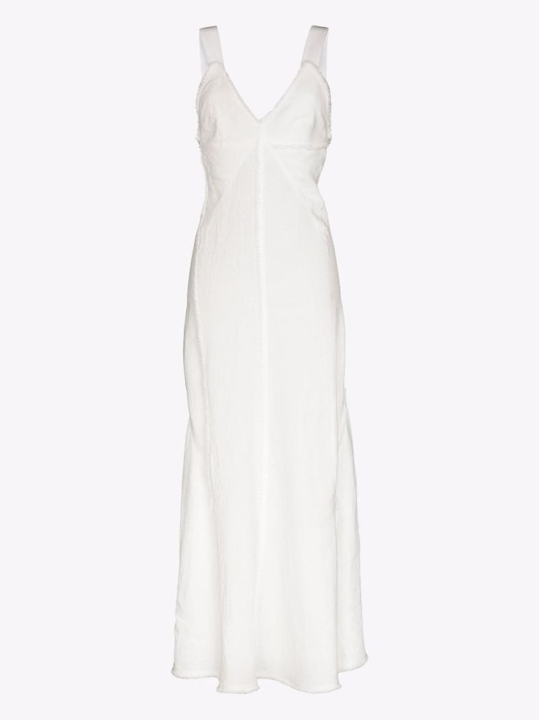 Washed Linen Maxi Dress