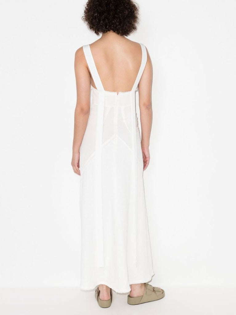 Washed Linen Maxi Dress