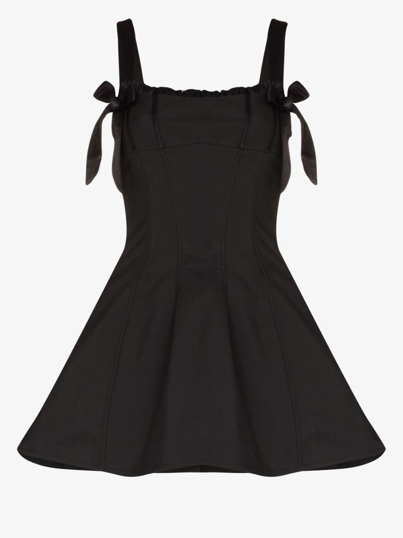 Black Ibienca Corset Mini Dress