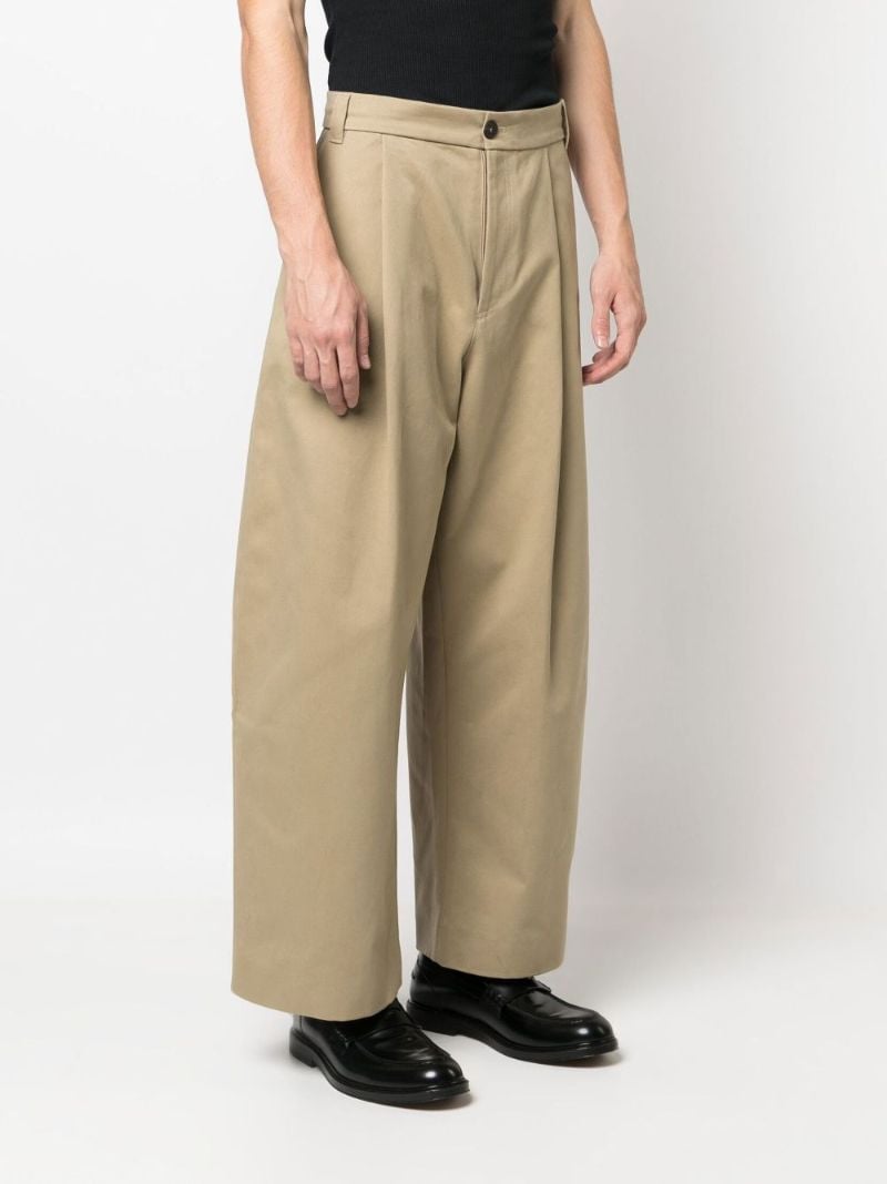 Neutral Wide-leg Trousers