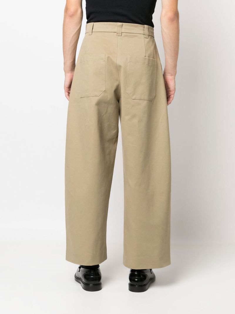 Neutral Wide-leg Trousers