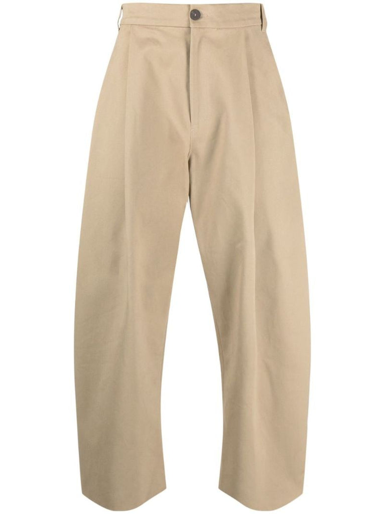 Neutral Wide-leg Trousers