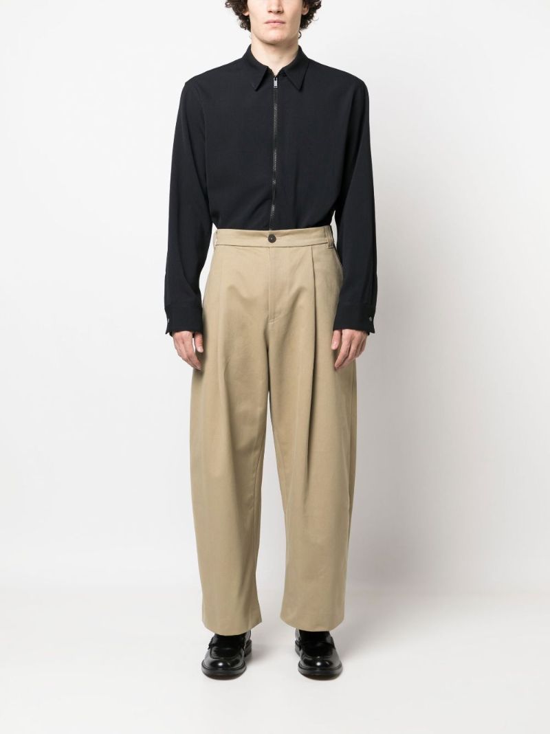 Neutral Wide-leg Trousers