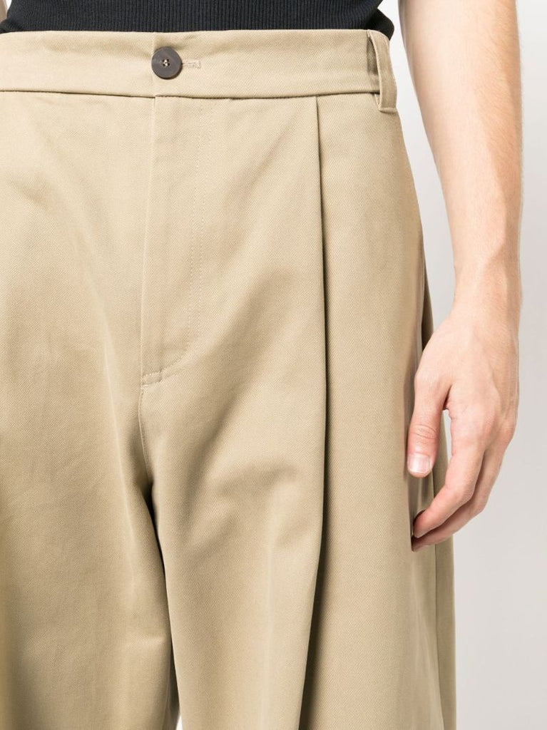 Neutral Wide-leg Trousers