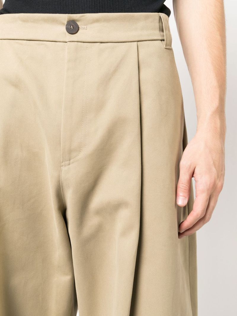 Neutral Wide-leg Trousers