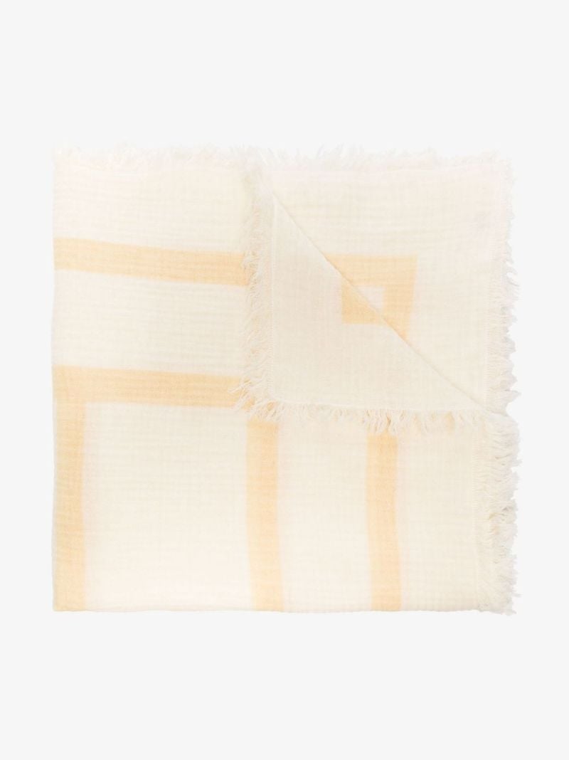Monogram Organic Cotton Scarf
