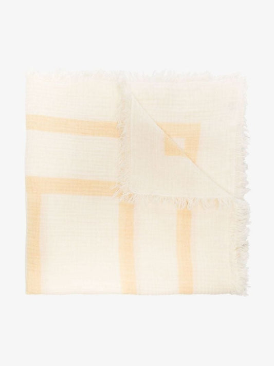 Monogram Organic Cotton Scarf