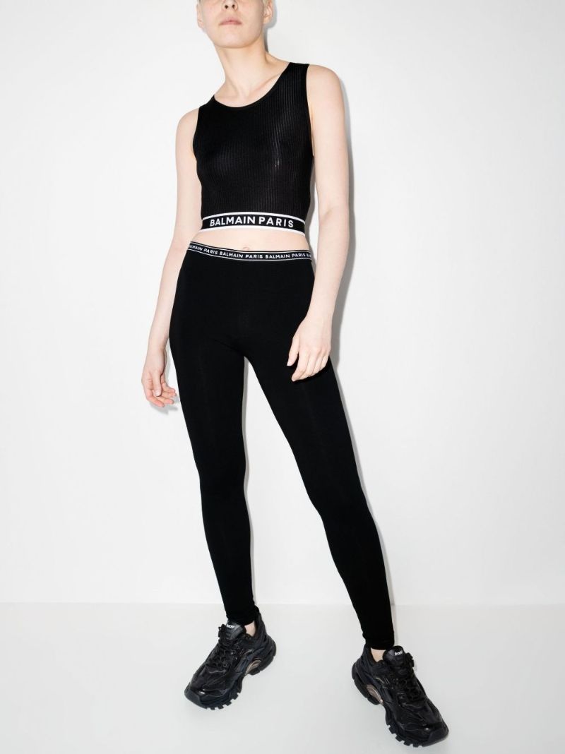 Logo Tape Crop Top