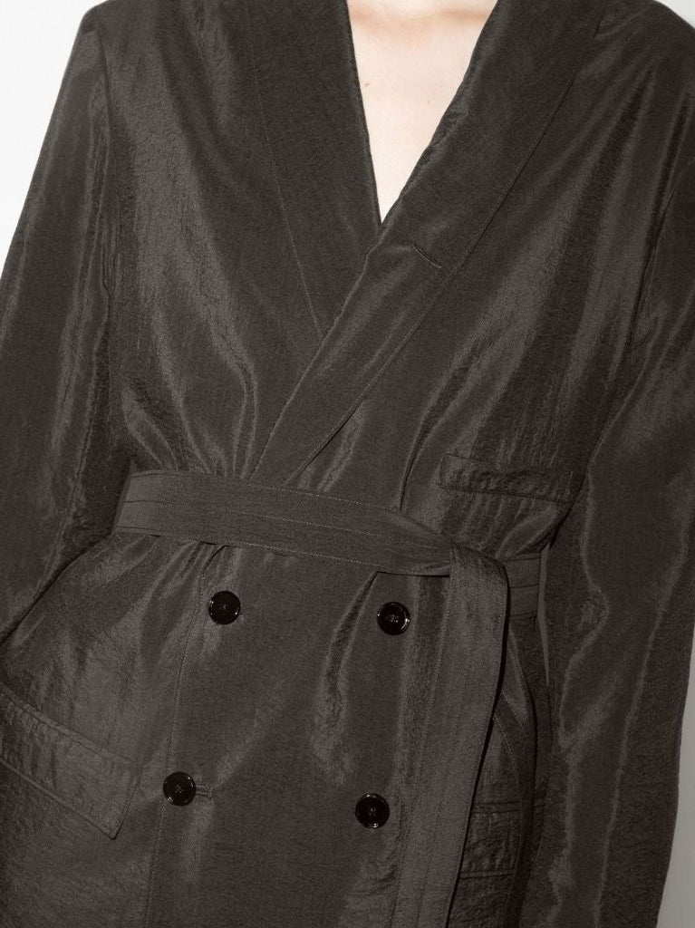 Belted Double-breasted Blazer