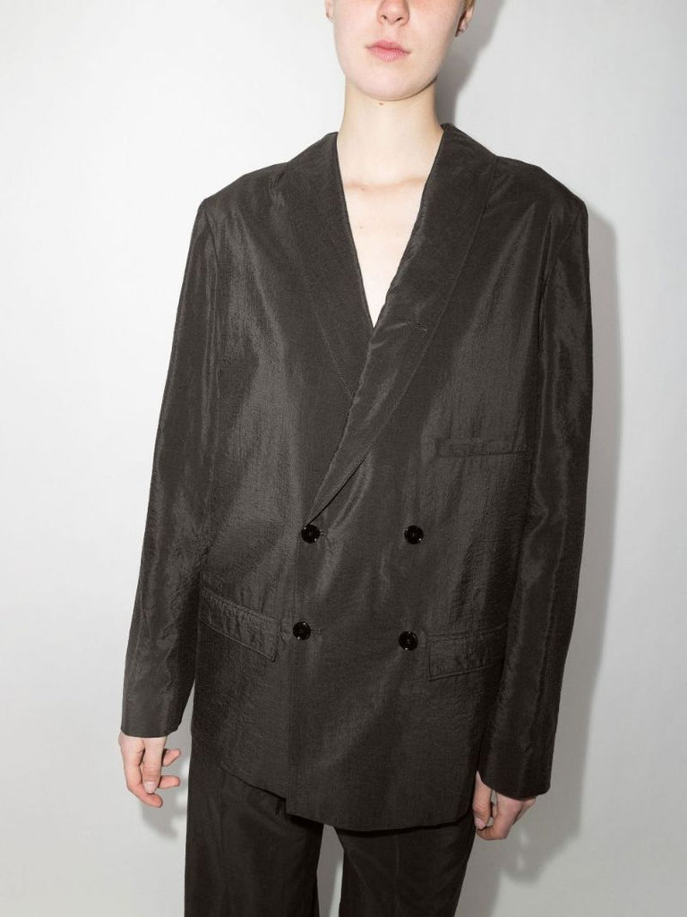 Belted Double-breasted Blazer