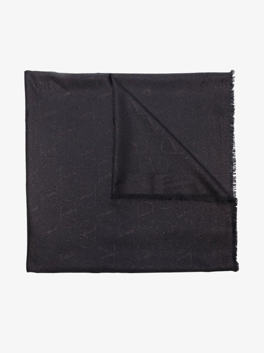 Neutral Vlogo Signature Shawl Scarf