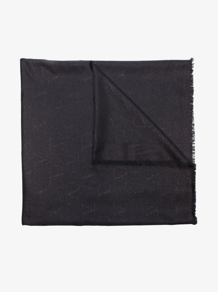 Neutral Vlogo Signature Shawl Scarf