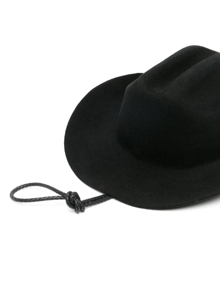 Black Wool Cowboy Hat