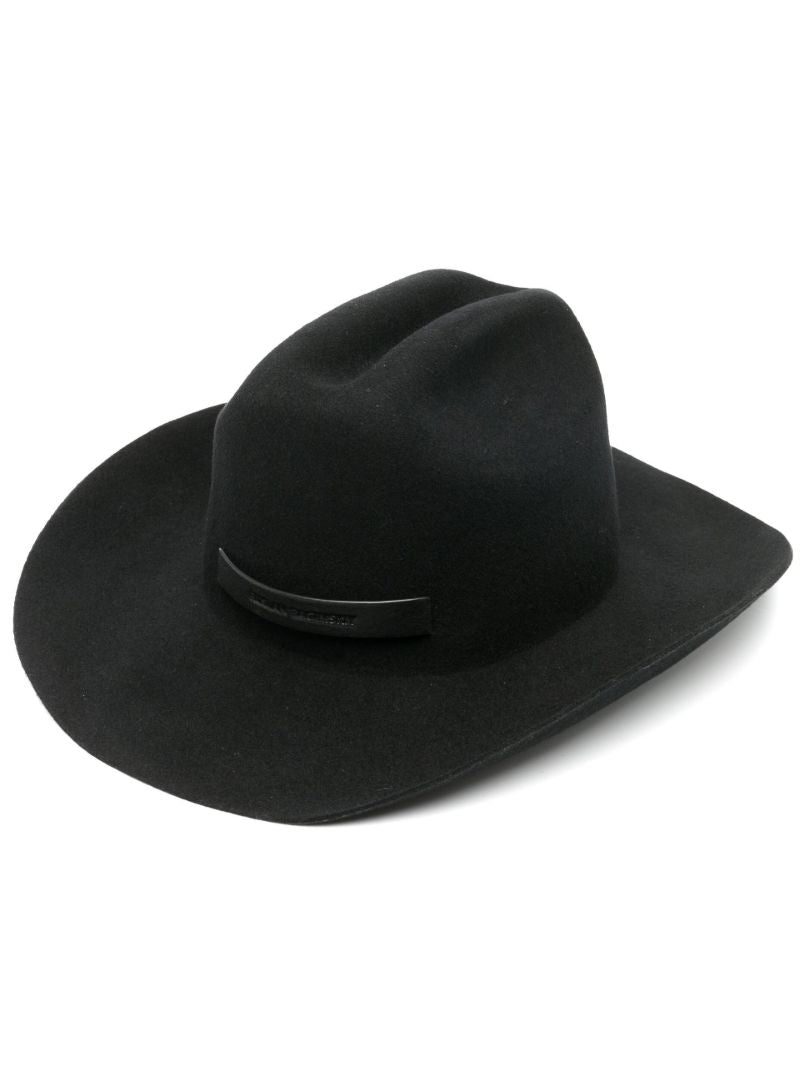 Black Wool Cowboy Hat
