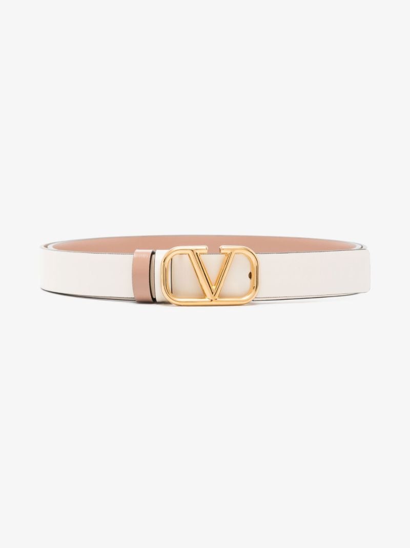 Neutral Vlogo Reversible Leather Belt