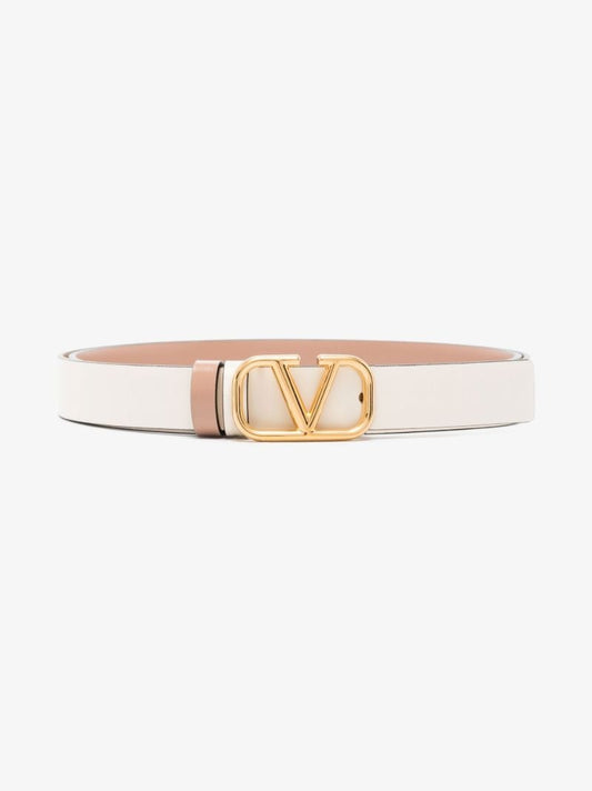 Neutral Vlogo Reversible Leather Belt