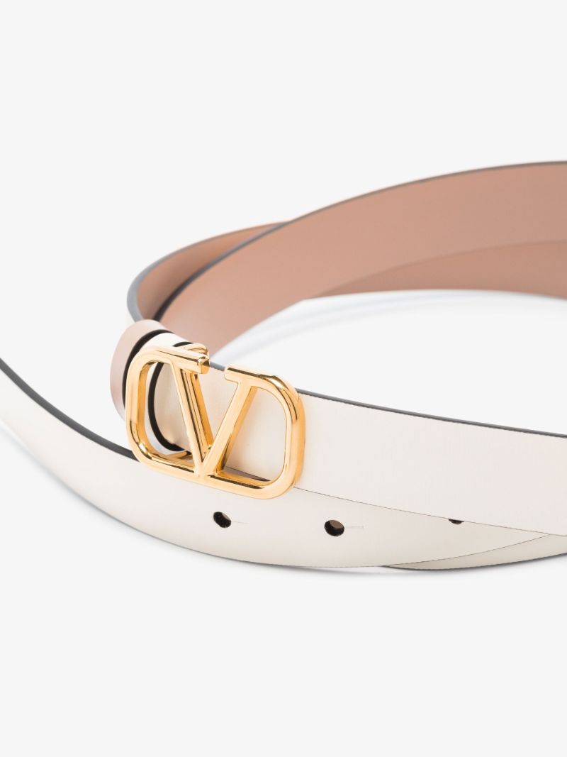 Neutral Vlogo Reversible Leather Belt