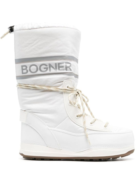 White Les Arcs Snow Boots