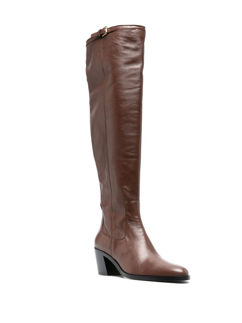 Brown Esteban 60 Knee-high Leather Boots