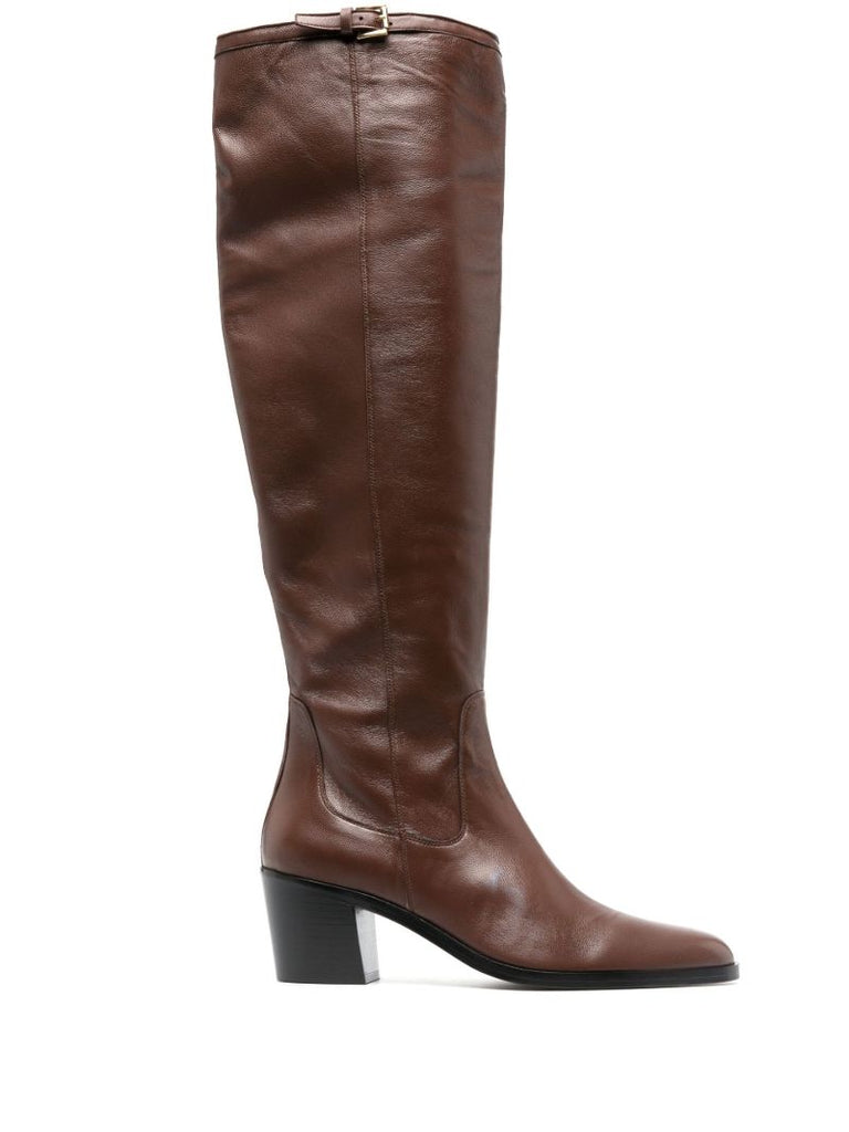 Brown Esteban 60 Knee-high Leather Boots