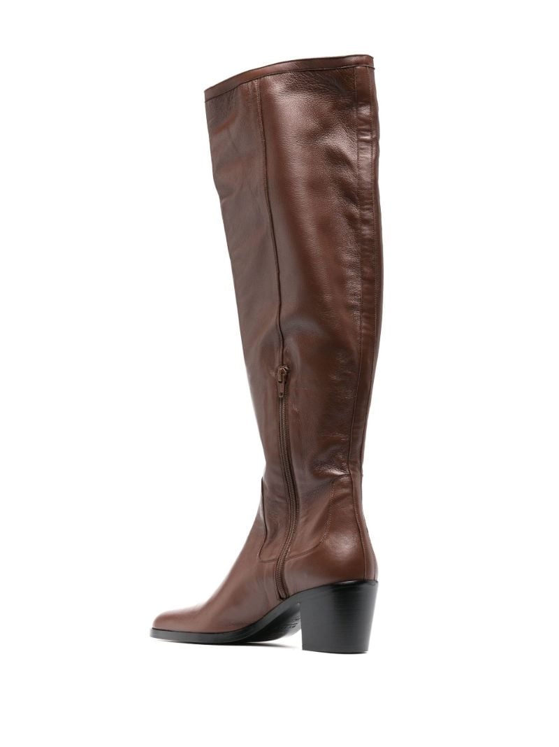 Brown Esteban 60 Knee-high Leather Boots