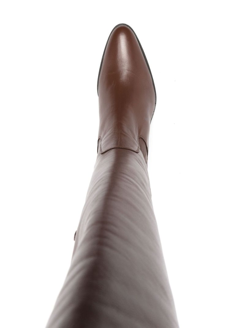 Brown Esteban 60 Knee-high Leather Boots