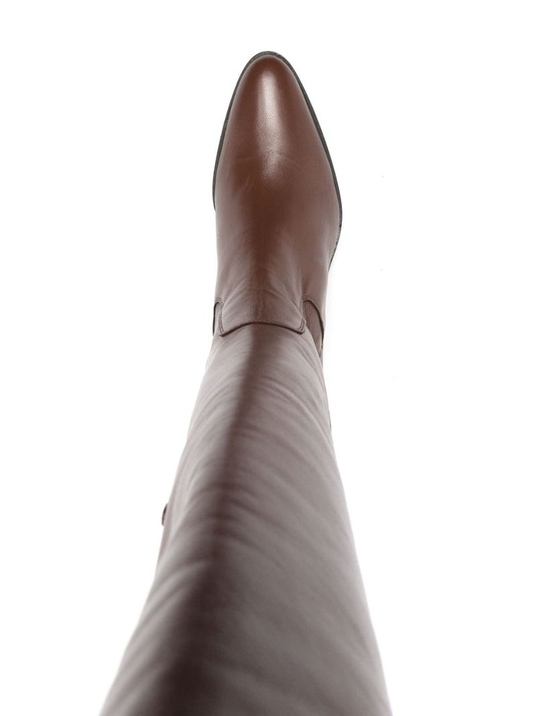 Brown Esteban 60 Knee-high Leather Boots