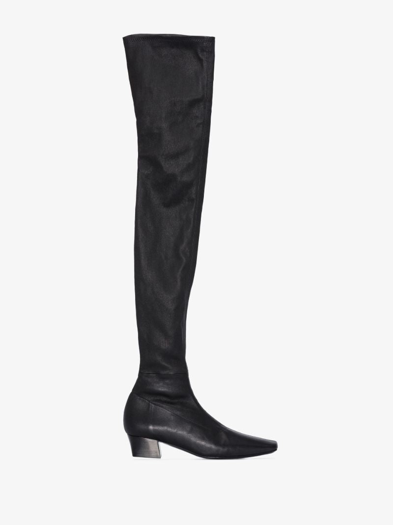 Black Colette 40 Thigh High Boots