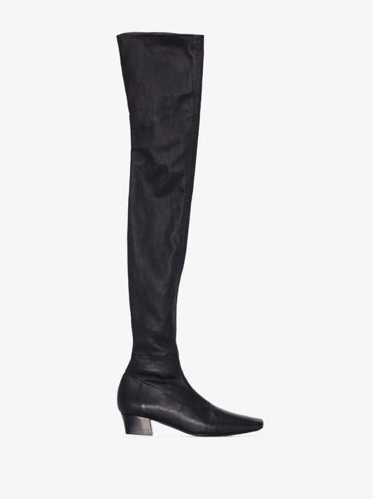 Black Colette 40 Thigh High Boots