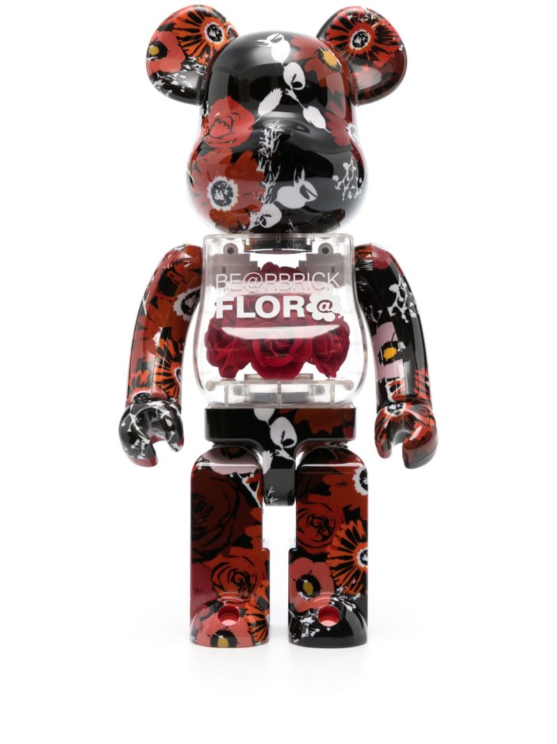 Black Be@rbrick Flor@ 400Ã¯Â¼â_x0080_¦ Figure