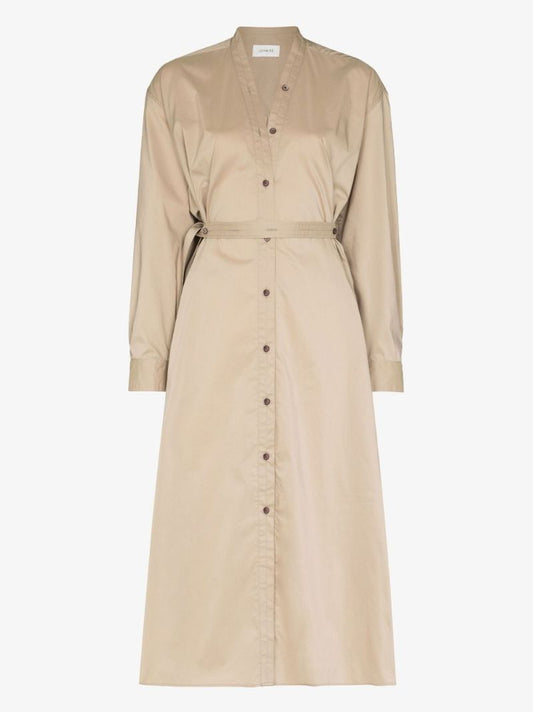 Tilted Midi Shirt Dress