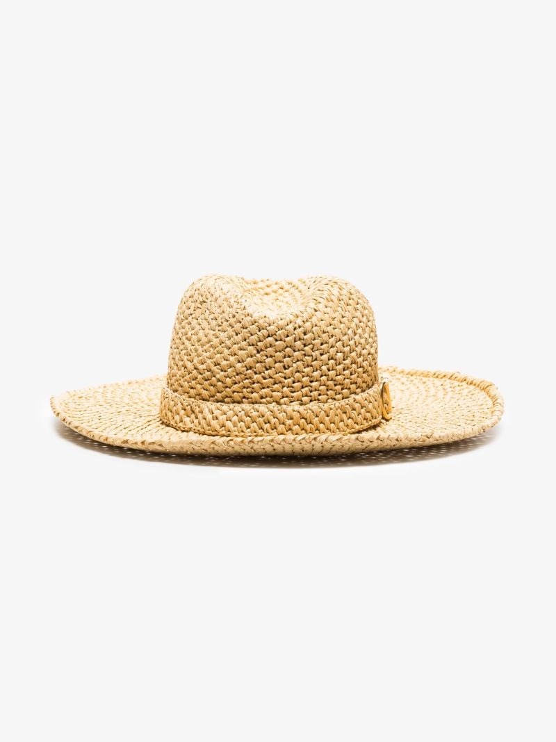Neutral Vlogo Woven Fedora Hat
