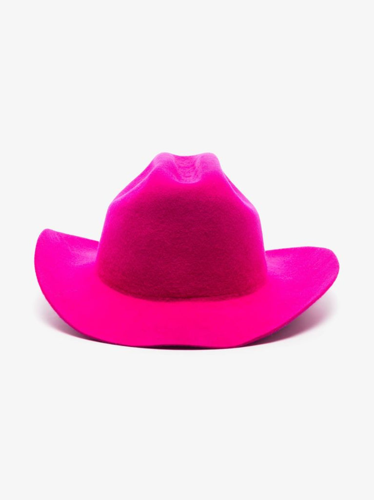 Pink Logo Embroidered Cowboy Hat