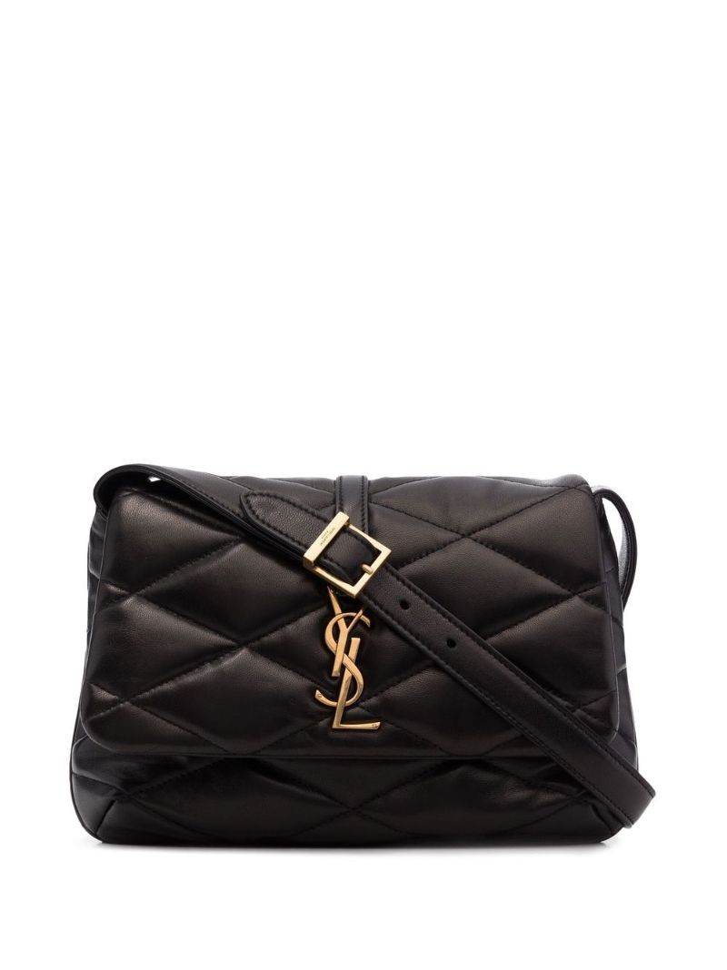 Black Le 57 Quilted Leather Shoulder Bag