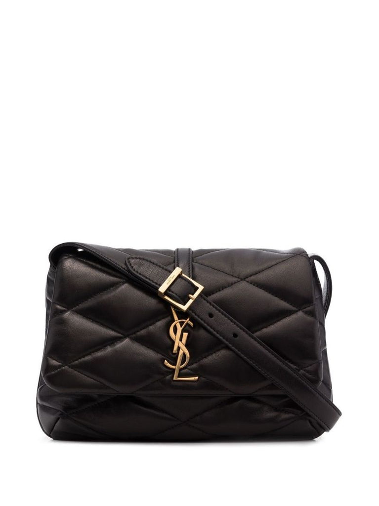 Black Le 57 Quilted Leather Shoulder Bag