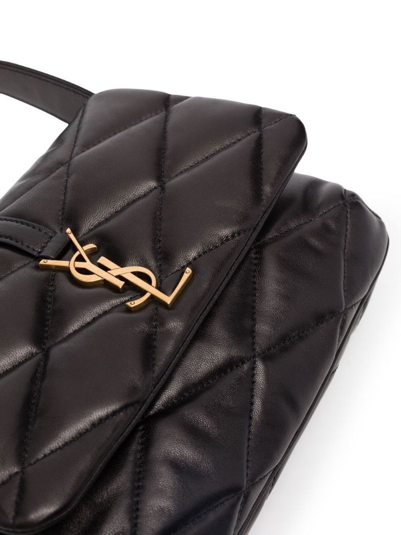 Black Le 57 Quilted Leather Shoulder Bag