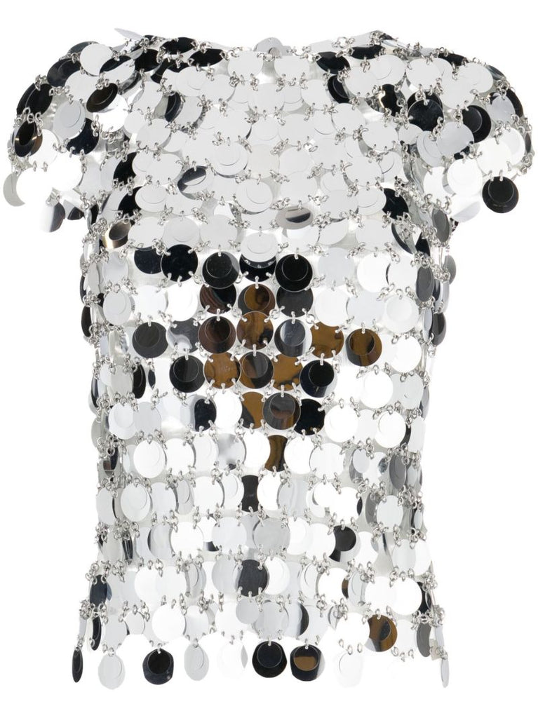 Silver Chainmail Top