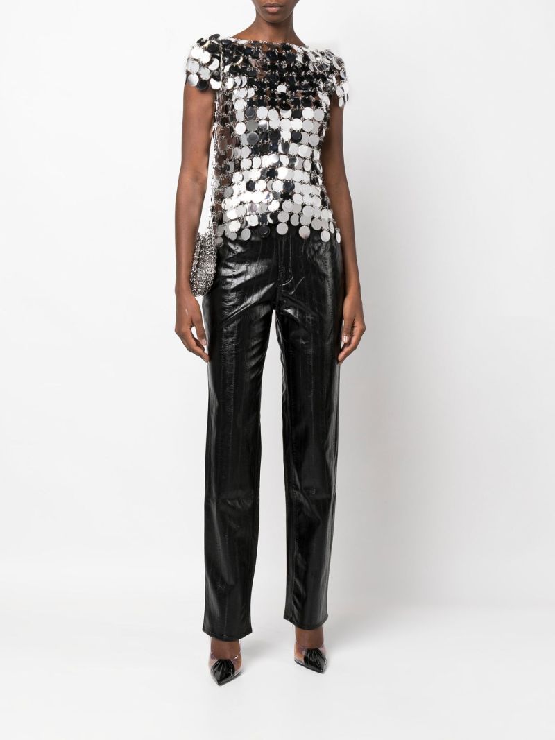 Silver Chainmail Top