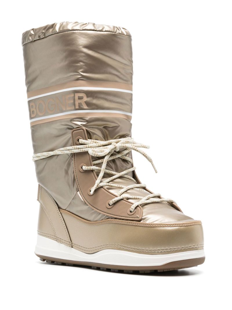 Gold Les Arcs Snow Boots