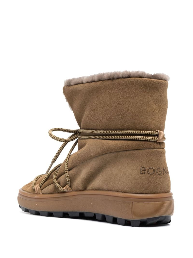 Brown Chamonix Suede Snow Boots