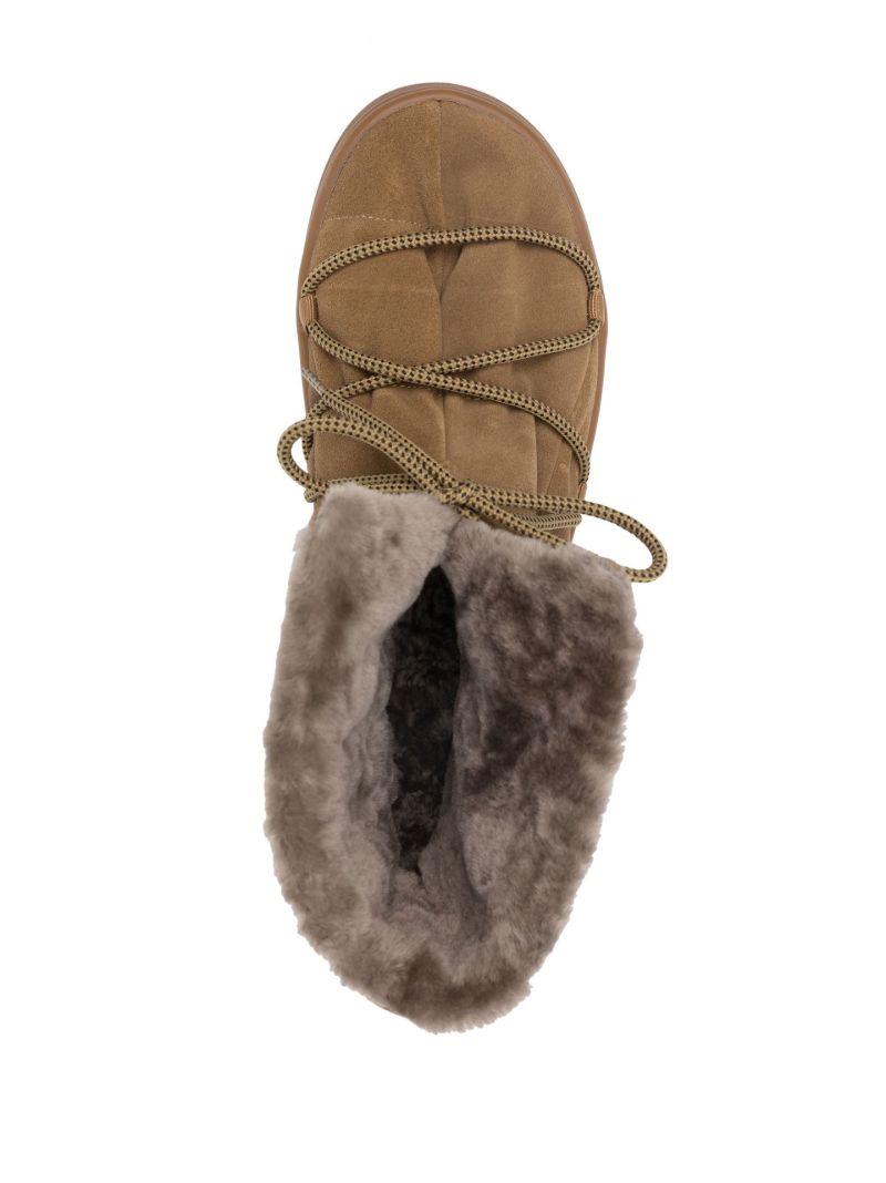 Brown Chamonix Suede Snow Boots