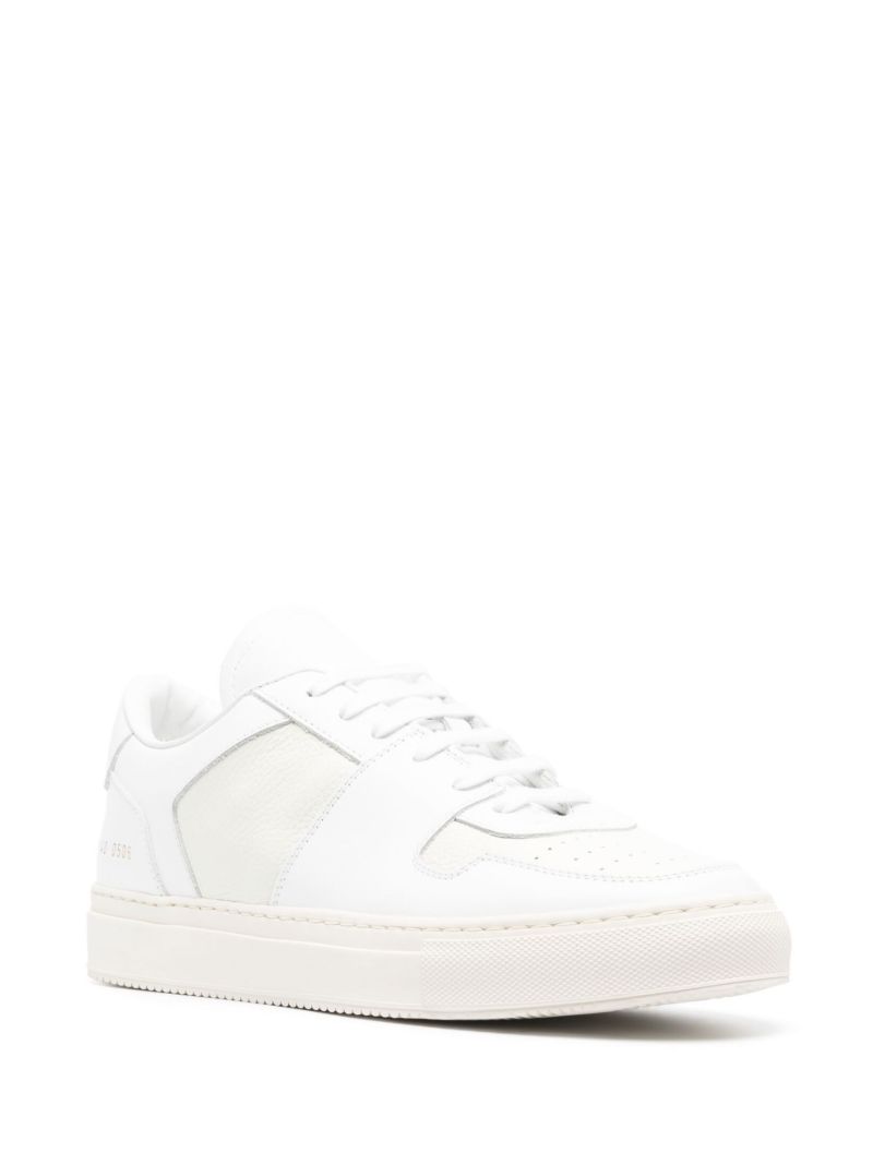 White Decades Leather Sneakers