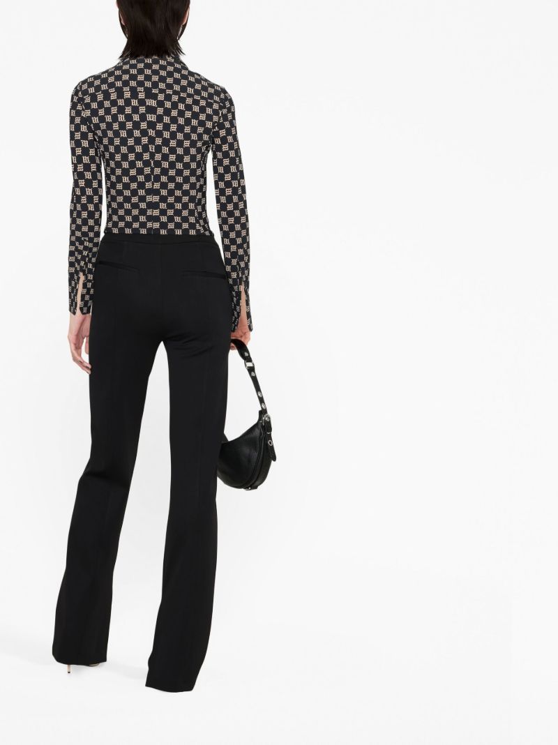 Black Lara Monogram Ã¢â_x0082_¬Ë_x009c_90s Zipped Shirt