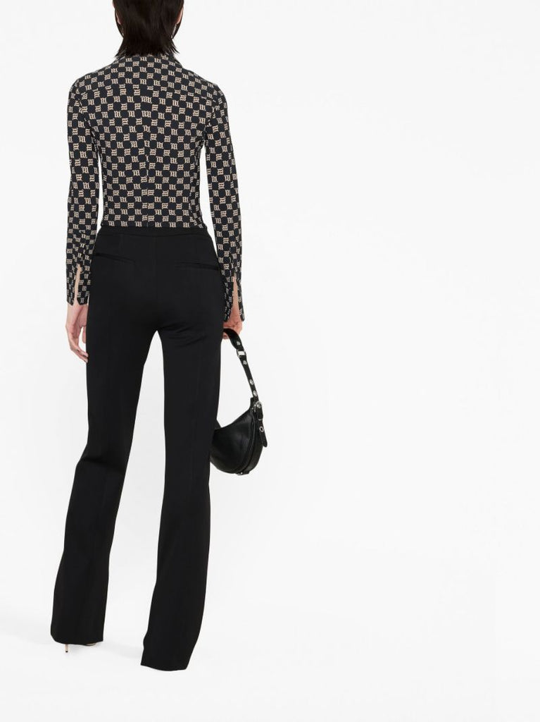 Black Lara Monogram Ã¢â_x0082_¬Ë_x009c_90s Zipped Shirt