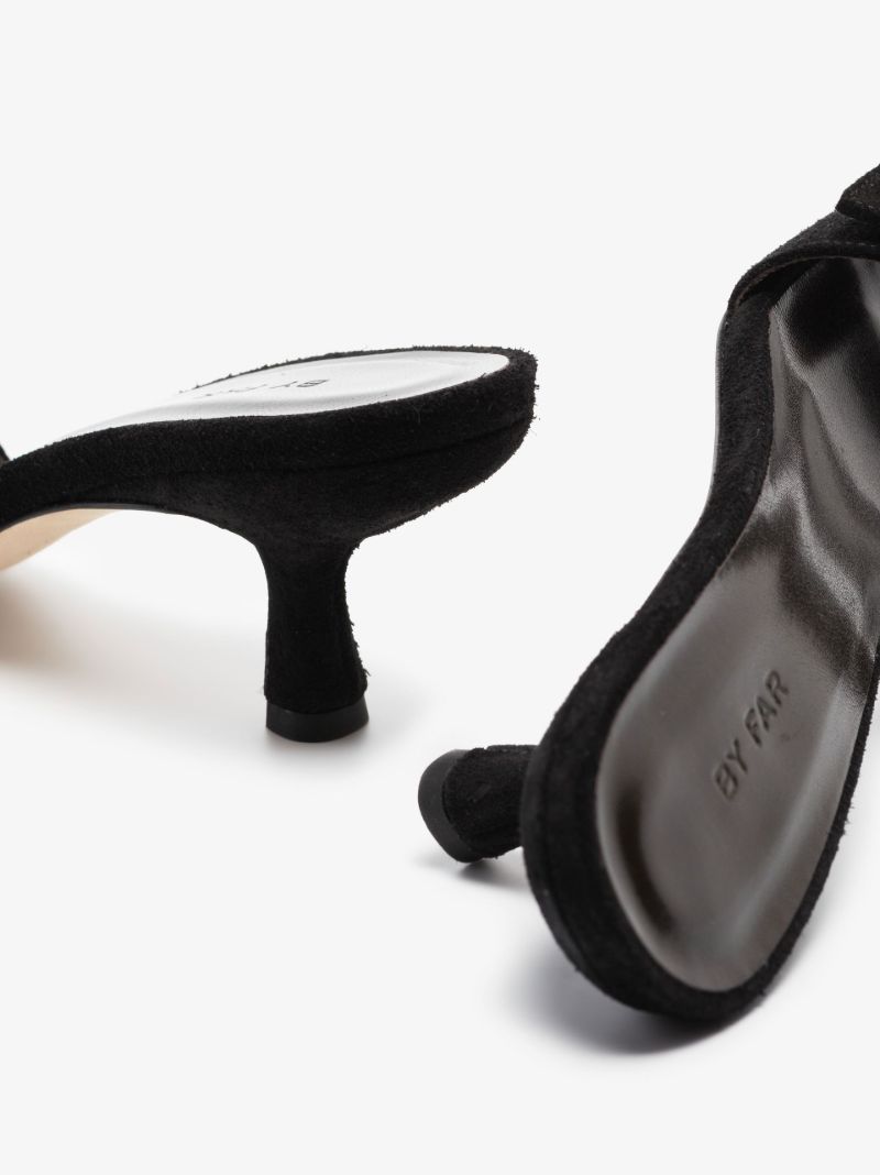 Black Davina 60 Suede Sandals